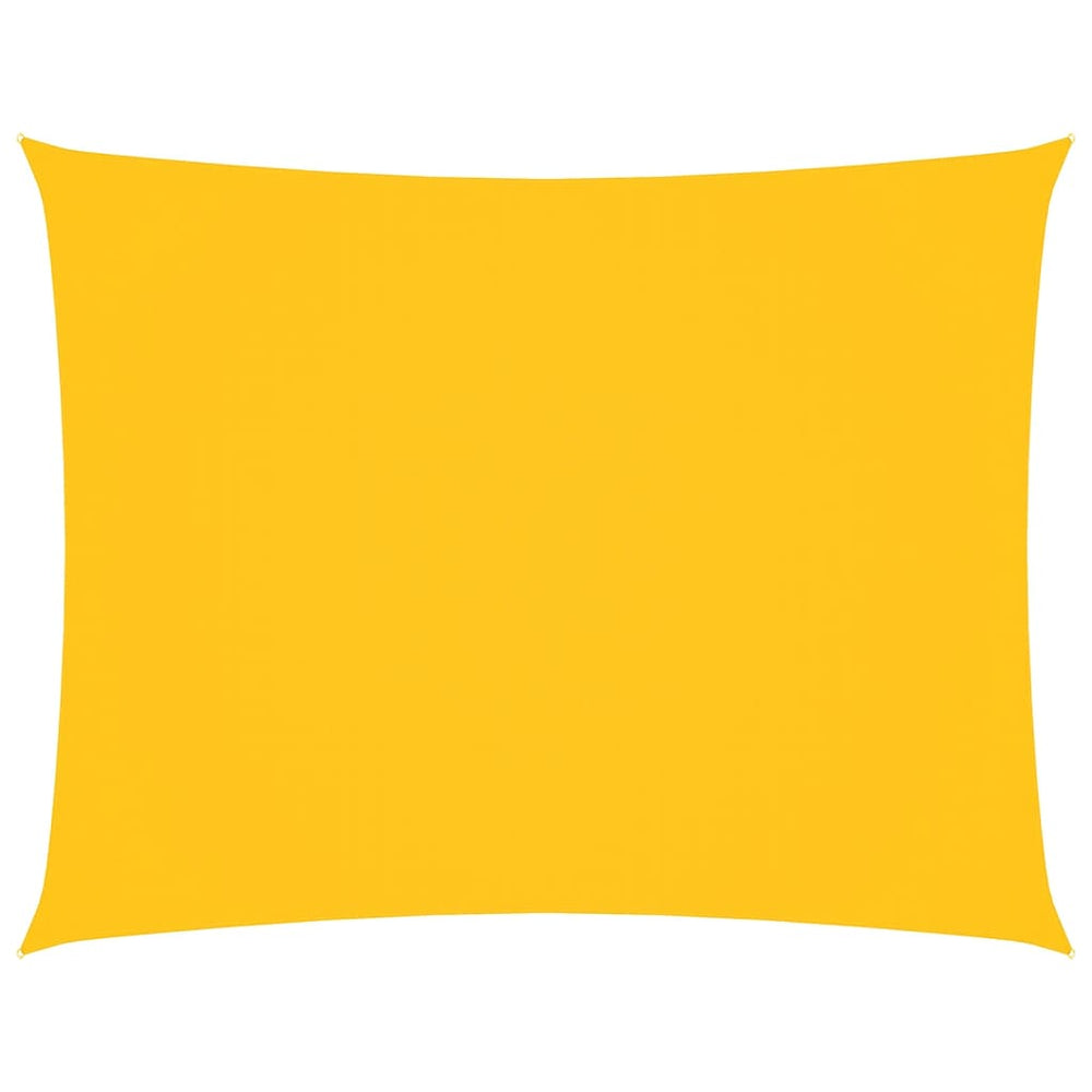 vidaXL Voile d'ombrage Tissu Oxford Rectangulaire 4x6 m Jaune