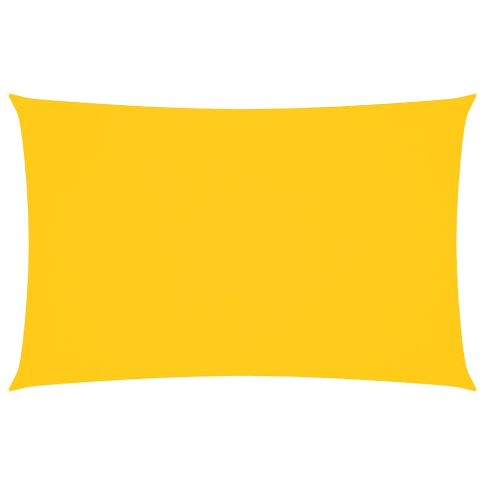vidaXL Voile d'ombrage en tissu Oxford rectangulaire 4x7 m jaune