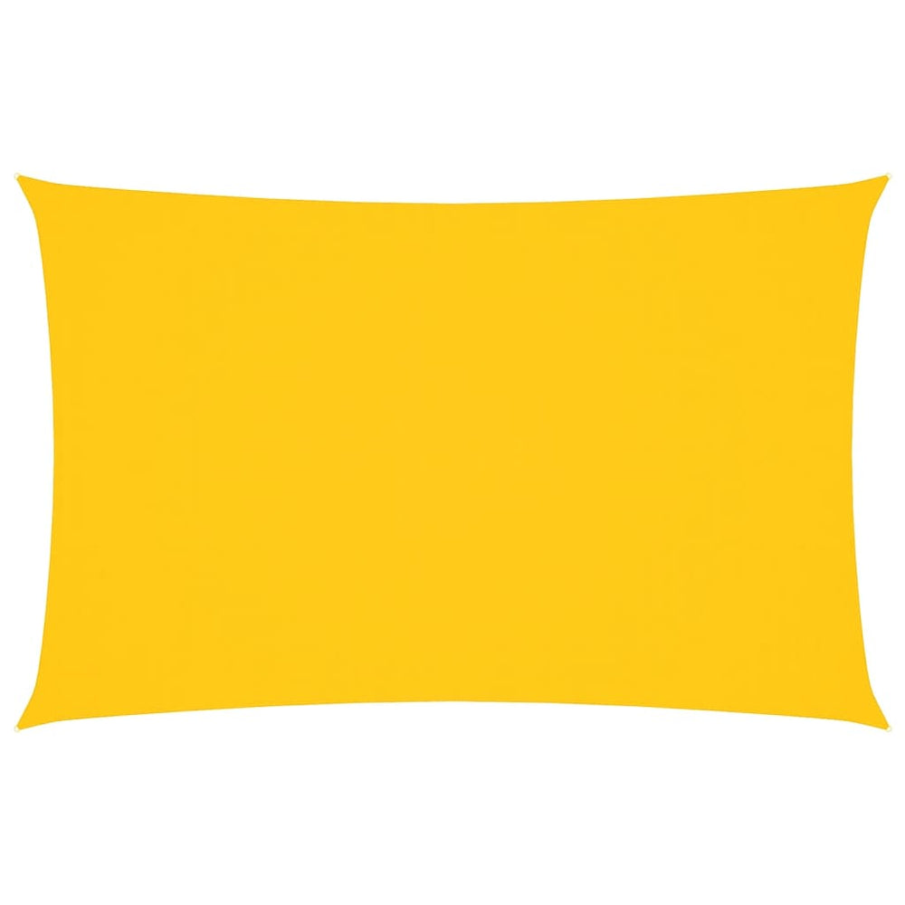 vidaXL Voile d'ombrage en tissu Oxford rectangulaire 5x8 m jaune