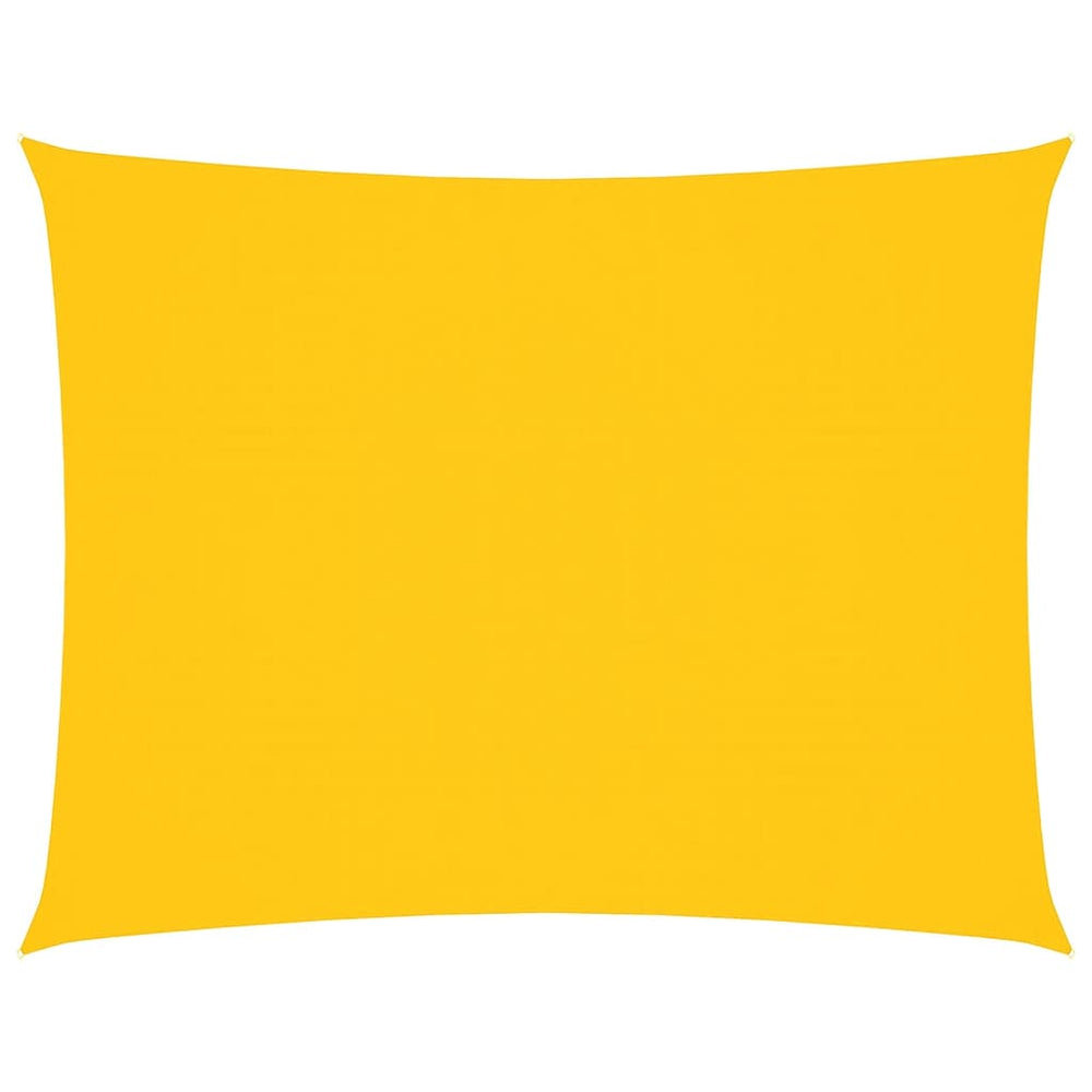 vidaXL Voile d'ombrage Tissu Oxford Rectangulaire 6x7 m Jaune