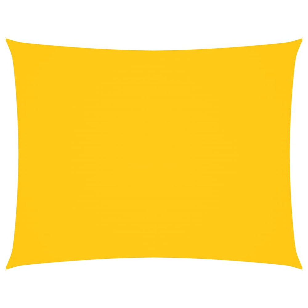vidaXL Voile d'ombrage en tissu Oxford rectangulaire 6x8 m jaune