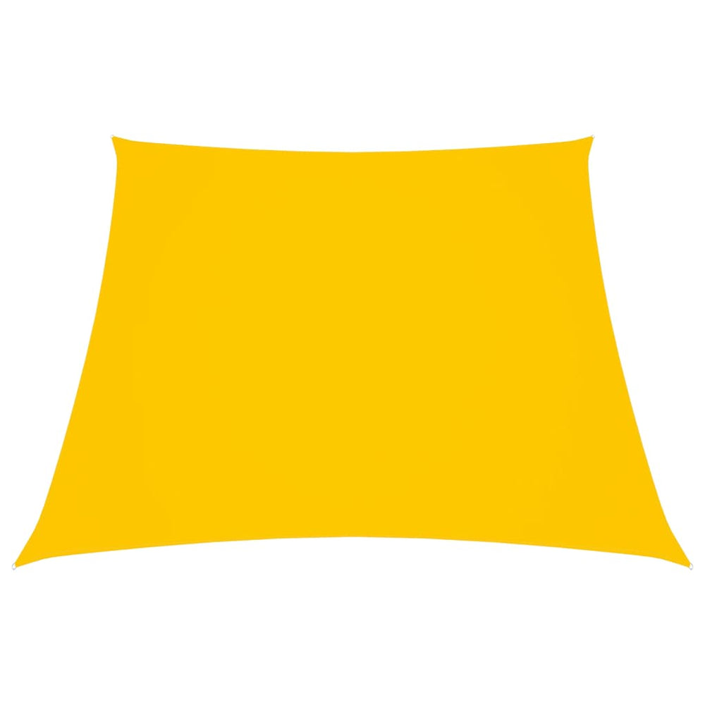 vidaXL Voile d'ombrage en tissu Oxford Trapézoïdale 2/4x3 m Jaune