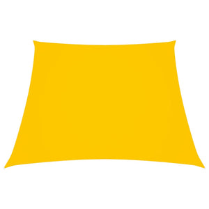 Sonnensegel Oxford-Gewebe Trapezförmig 2/4x3 m Gelb