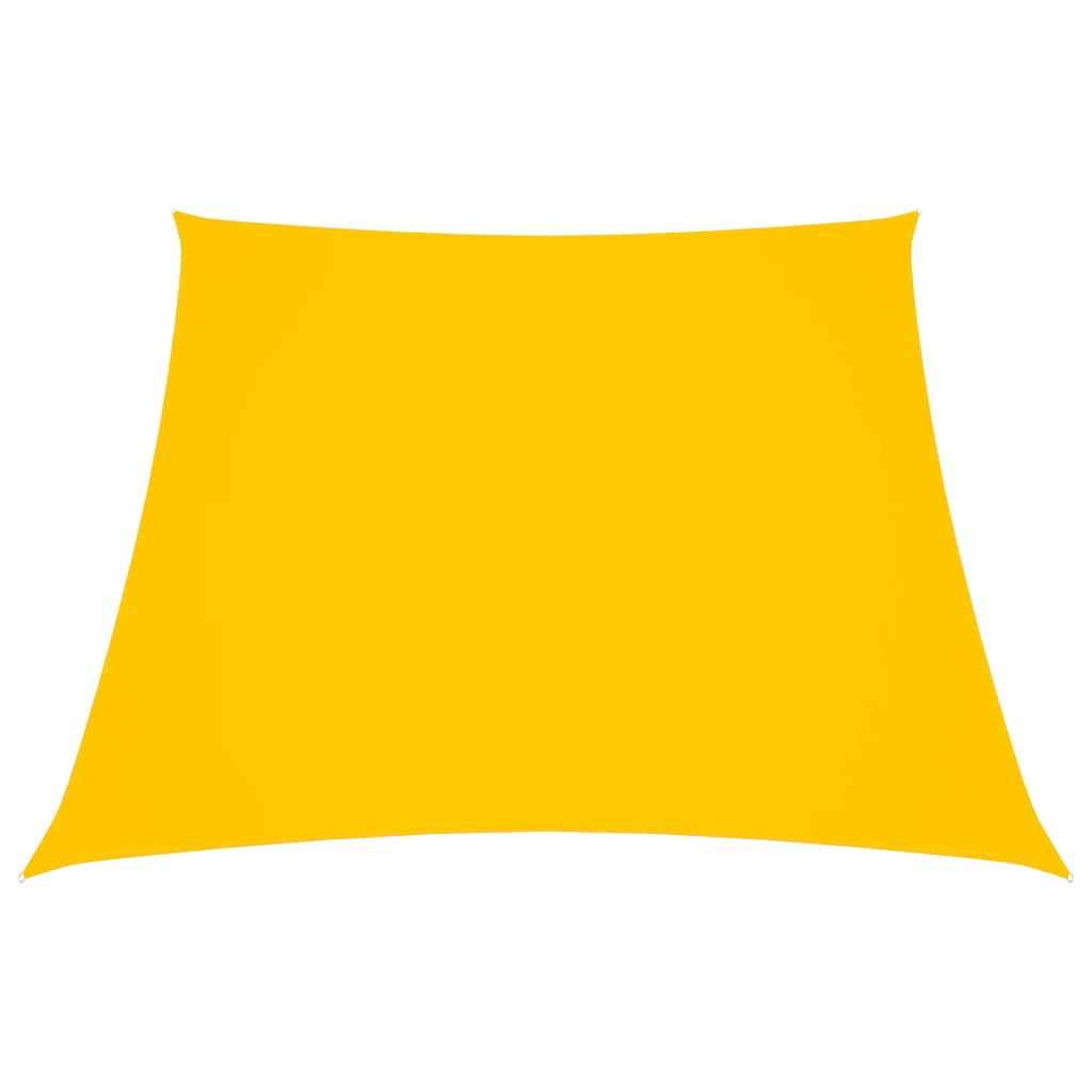 Sonnensegel Oxford-Gewebe Trapezförmig 2/4x3 m Gelb
