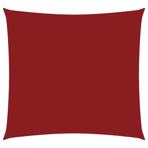 Sonnensegel Oxford-Gewebe Quadratisch 2,5x2,5 m Rot
