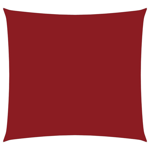 Sonnensegel Oxford-Gewebe Quadratisch 3x3 m Rot