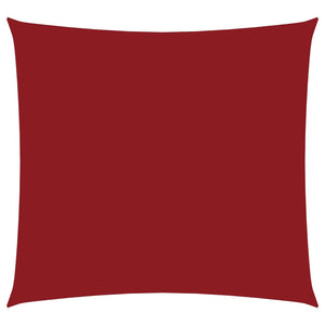 Sonnensegel Oxford-Gewebe Quadratisch 3,6x3,6 m Rot