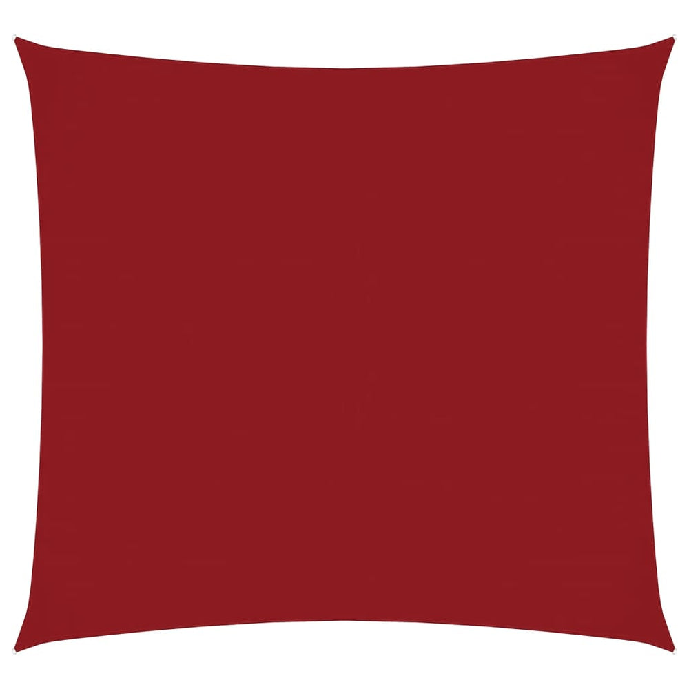 Sonnensegel Oxford-Gewebe Quadratisch 4x4 m Rot