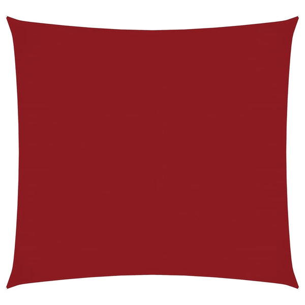 Sonnensegel Oxford-Gewebe Quadratisch 4x4 m Rot