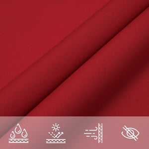 Sonnensegel Oxford-Gewebe Quadratisch 4x4 m Rot