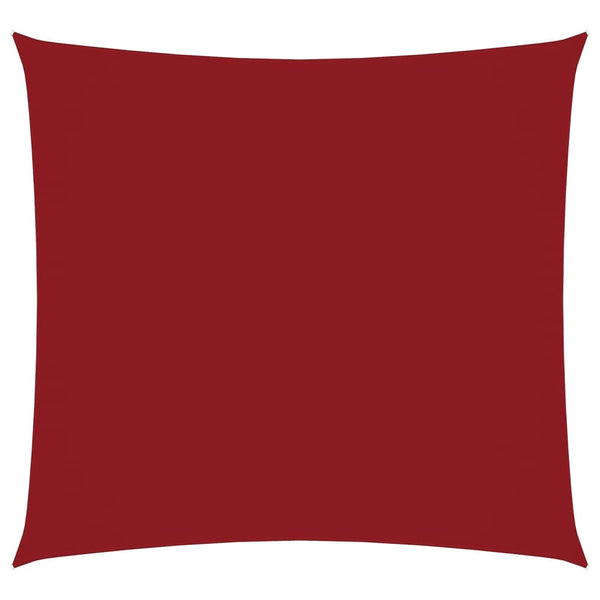 Sonnensegel Oxford-Gewebe Quadratisch 6x6 m Rot