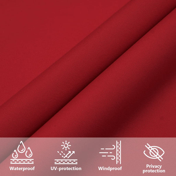 Sonnensegel Oxford-Gewebe Quadratisch 6x6 m Rot