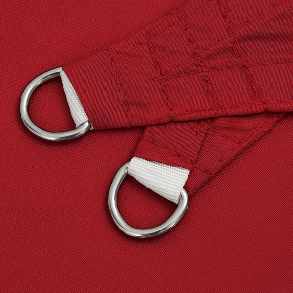 Sonnensegel Oxford-Gewebe Rechteckig 2x3,5 m Rot