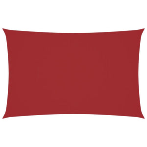 Sonnensegel Oxford-Gewebe Rechteckig 2x5 m Rot