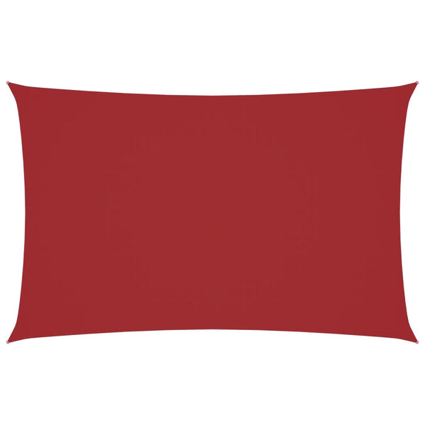 Sonnensegel Oxford-Gewebe Rechteckig 2x5 m Rot