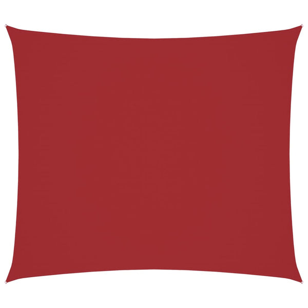 Sonnensegel Oxford-Gewebe Rechteckig 2,5x3 m Rot