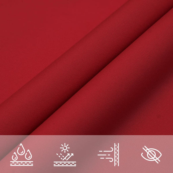 Sonnensegel Oxford-Gewebe Rechteckig 2,5x3,5 m Rot