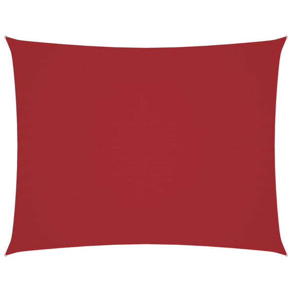 Sonnensegel Oxford-Gewebe Rechteckig 2,5x4 m Rot