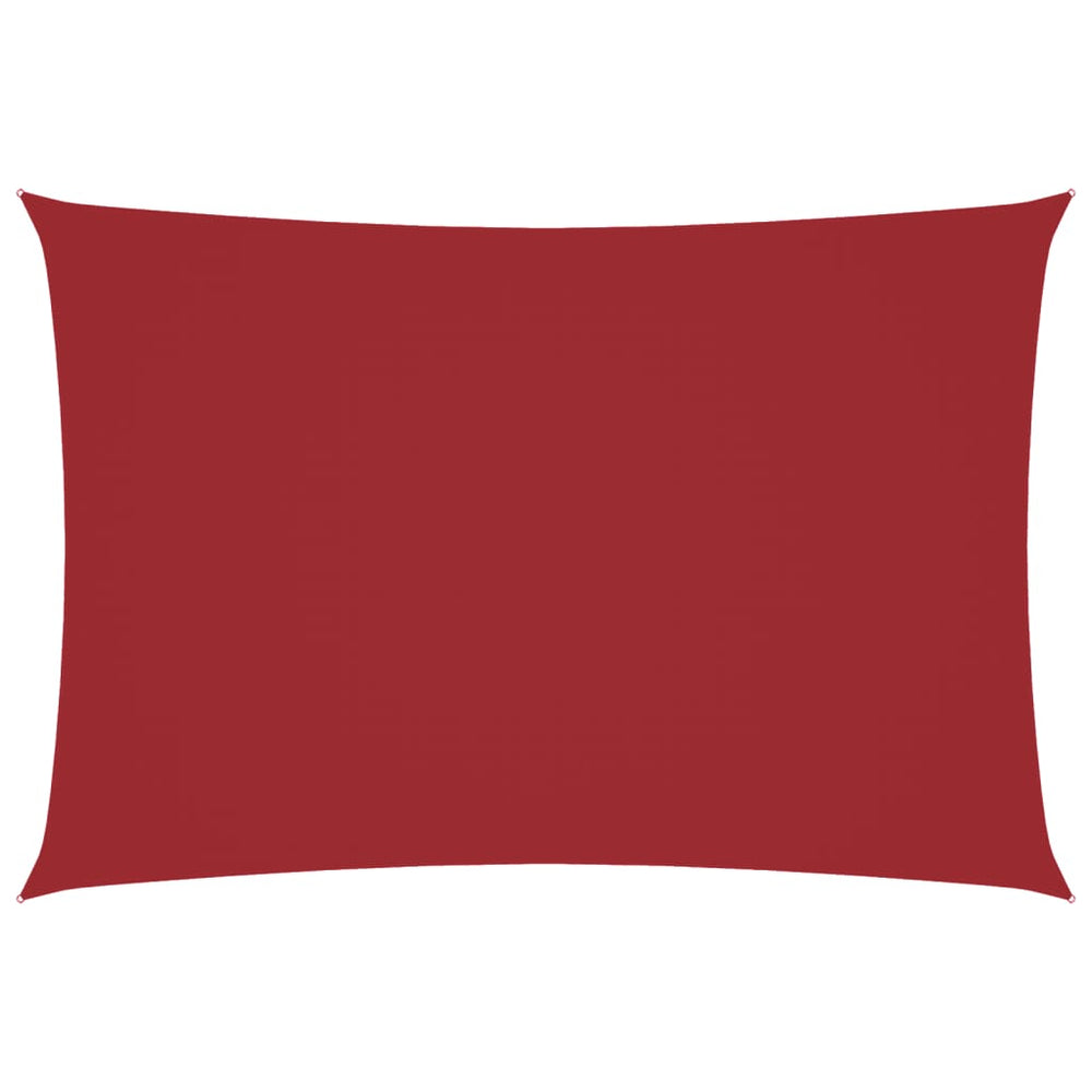 Sonnensegel Oxford-Gewebe Rechteckig 2,5x4,5 m Rot