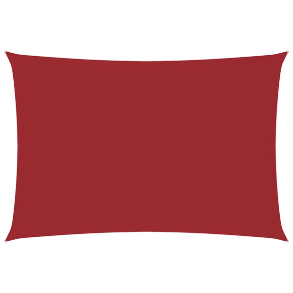 Sonnensegel Oxford-Gewebe Rechteckig 2,5x4,5 m Rot