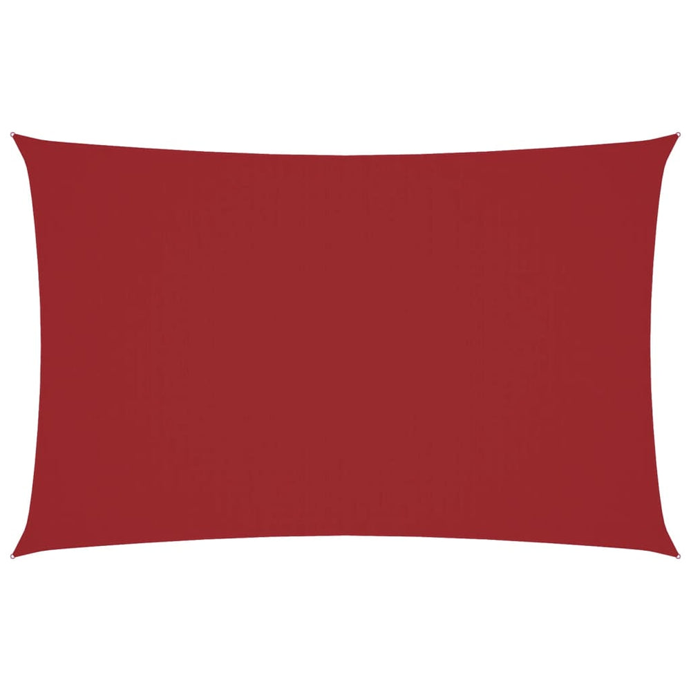 Sonnensegel Oxford-Gewebe Rechteckig 2,5x5 m Rot
