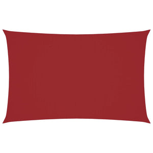 Sonnensegel Oxford-Gewebe Rechteckig 2,5x5 m Rot