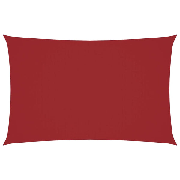Sonnensegel Oxford-Gewebe Rechteckig 2,5x5 m Rot