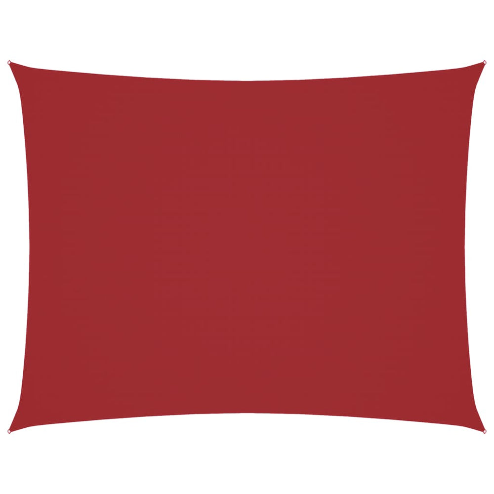 Sonnensegel Oxford-Gewebe Rechteckig 3x4 m Rot