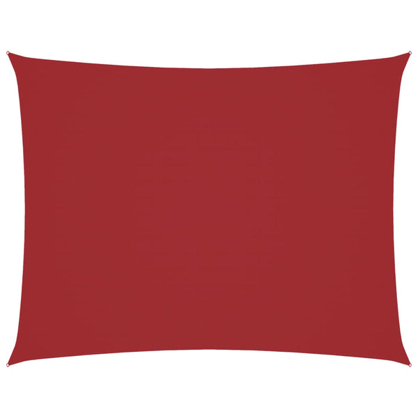 Sonnensegel Oxford-Gewebe Rechteckig 3x4 m Rot