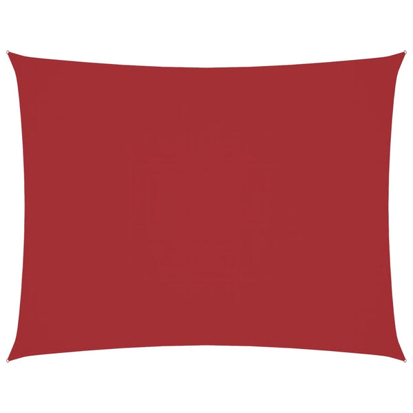 Sonnensegel Oxford-Gewebe Rechteckig 3x4,5 m Rot