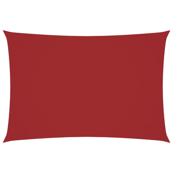 Sonnensegel Oxford-Gewebe Rechteckig 3x5 m Rot