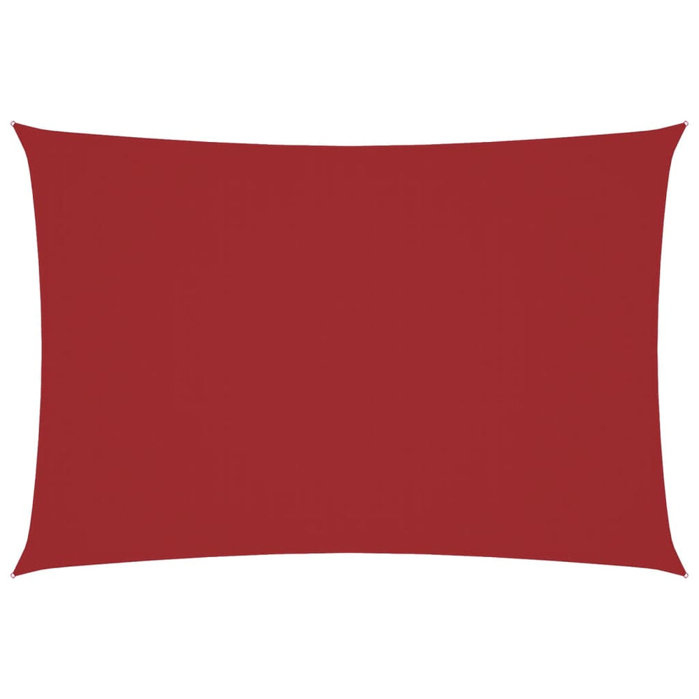 Sonnensegel Oxford-Gewebe Rechteckig 3x6 m Rot