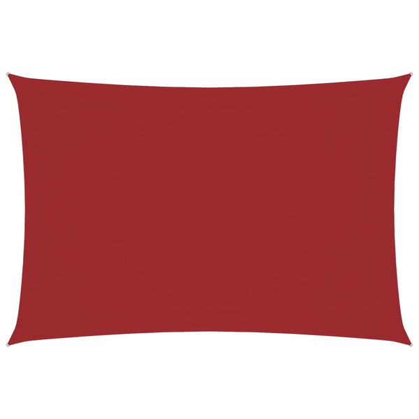 Sonnensegel Oxford-Gewebe Rechteckig 3x6 m Rot