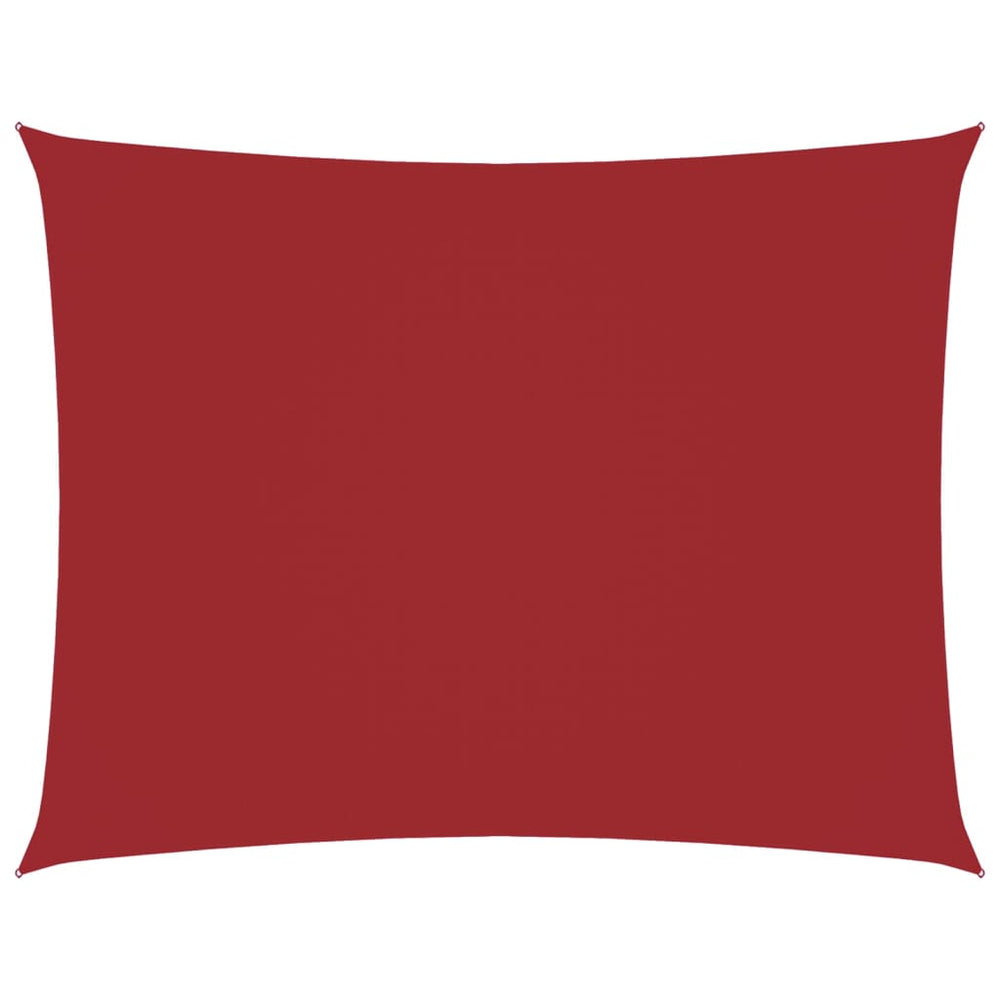 Sonnensegel Oxford-Gewebe Rechteckig 3,5x4,5 m Rot