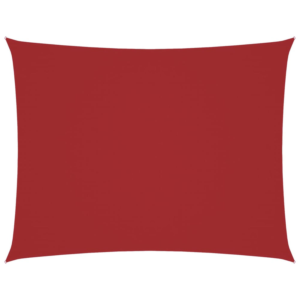 Sonnensegel Oxford-Gewebe Rechteckig 3,5x5 m Rot