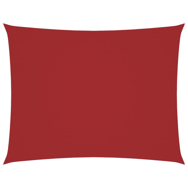 Sonnensegel Oxford-Gewebe Rechteckig 3,5x5 m Rot