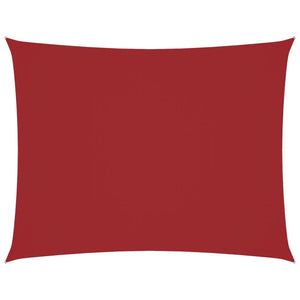 Sonnensegel Oxford-Gewebe Rechteckig 4x5 m Rot