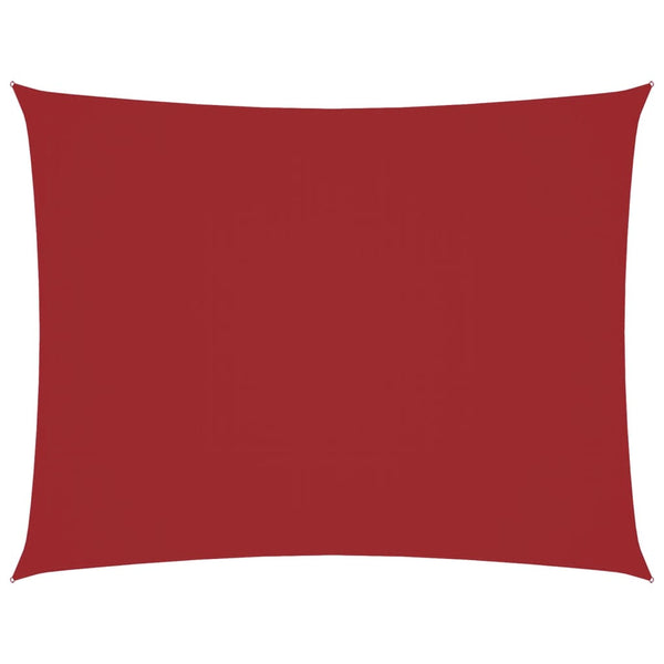 Sonnensegel Oxford-Gewebe Rechteckig 4x5 m Rot