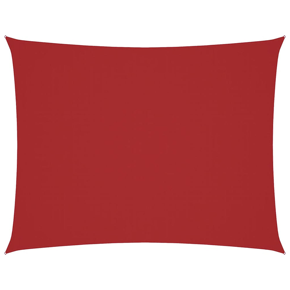 Sonnensegel Oxford-Gewebe Rechteckig 4x6 m Rot