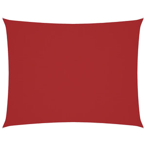 Sonnensegel Oxford-Gewebe Rechteckig 4x6 m Rot