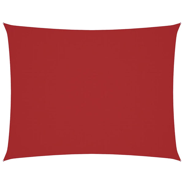 Sonnensegel Oxford-Gewebe Rechteckig 4x6 m Rot