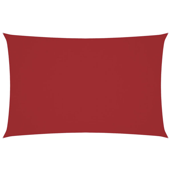 Sonnensegel Oxford-Gewebe Rechteckig 4x7 m Rot