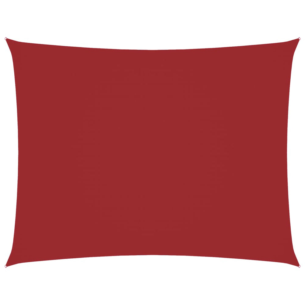 Sonnensegel Oxford-Gewebe Rechteckig 5x6 m Rot