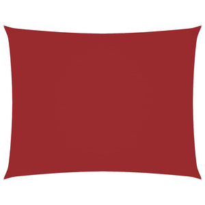 Sonnensegel Oxford-Gewebe Rechteckig 5x6 m Rot