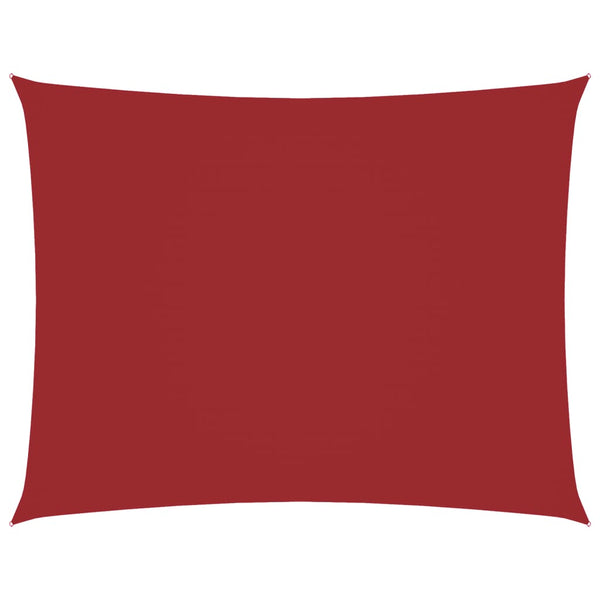 Sonnensegel Oxford-Gewebe Rechteckig 5x6 m Rot