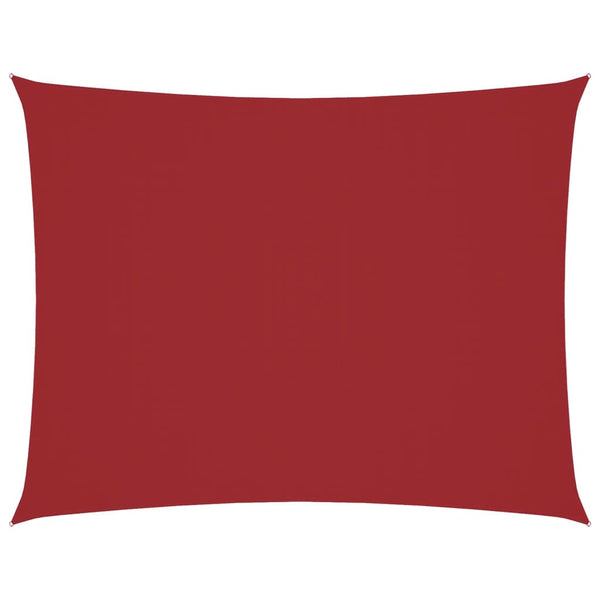 Sonnensegel Oxford-Gewebe Rechteckig 5x7 m Rot