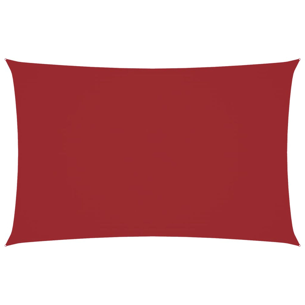 Sonnensegel Oxford-Gewebe Rechteckig 5x8 m Rot
