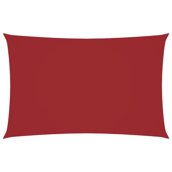 Sonnensegel Oxford-Gewebe Rechteckig 5x8 m Rot