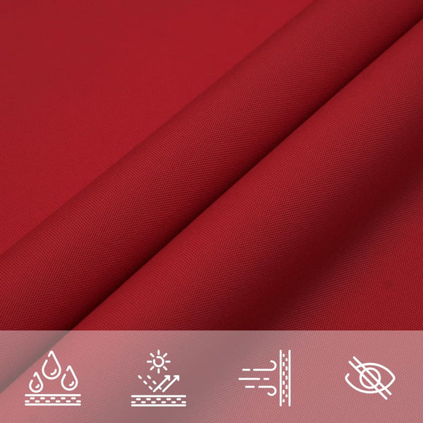 Sonnensegel Oxford-Gewebe Rechteckig 5x8 m Rot