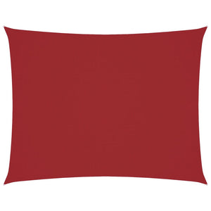 Sonnensegel Oxford-Gewebe Rechteckig 6x7 m Rot